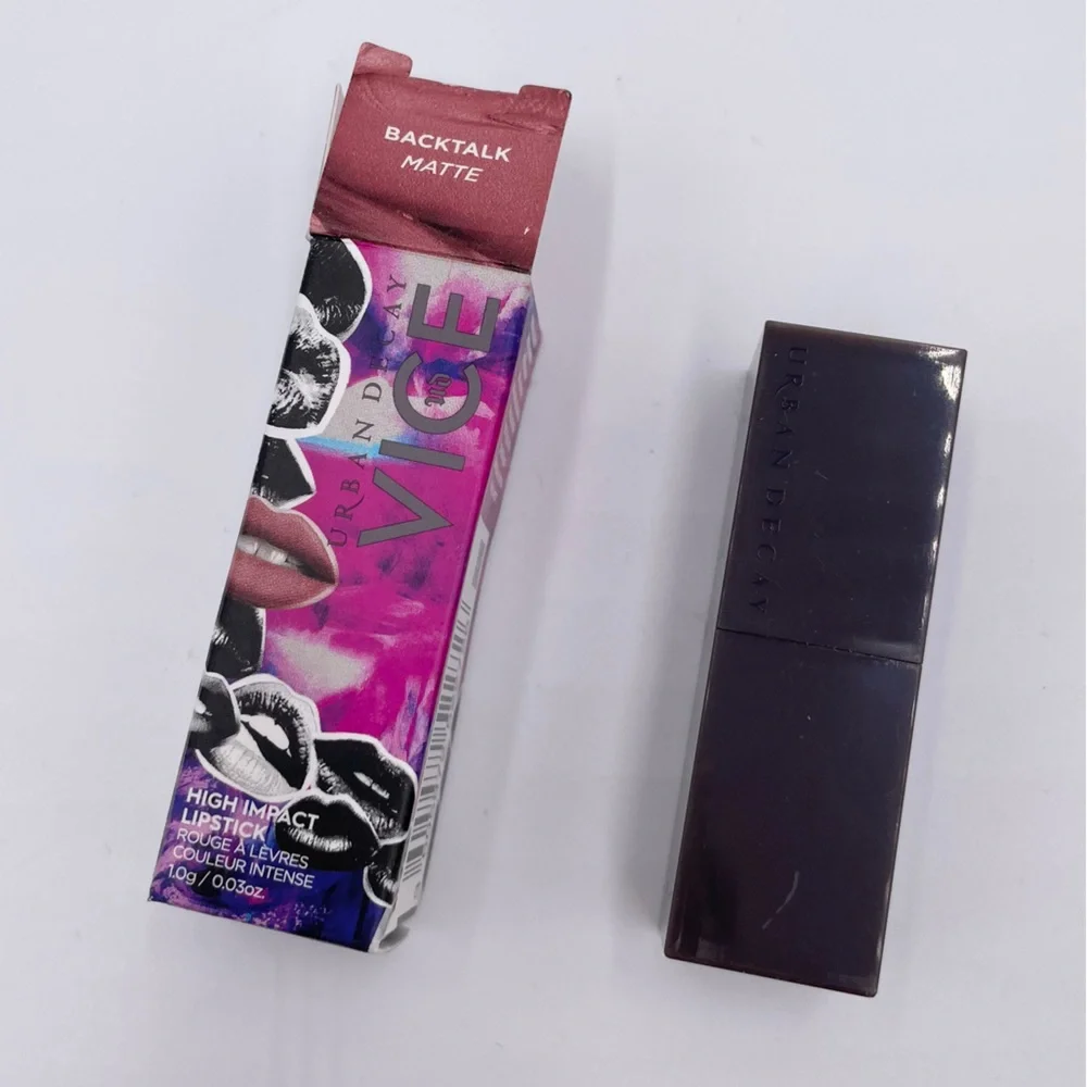 NEW Urban Decay Cosmetics Vice High Impact Lipstick in Backtalk Matte New in Box